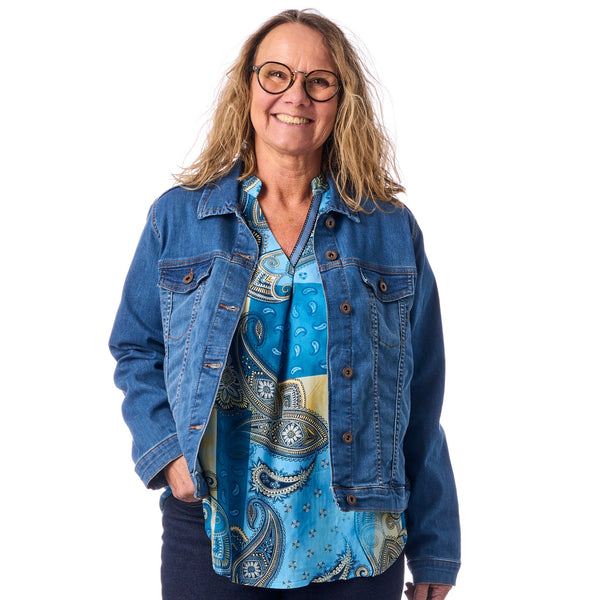 Mjuk jeansjacka från Brandtex