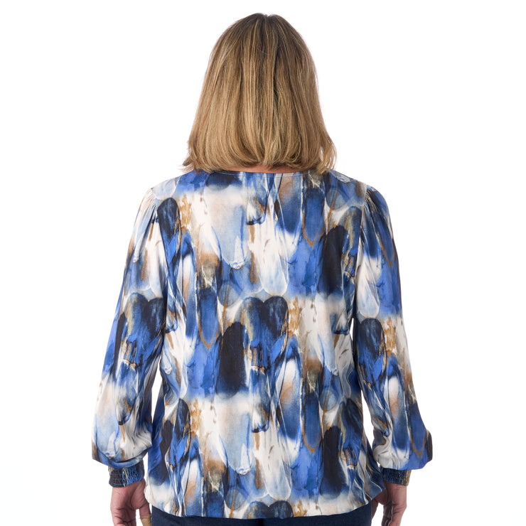 Brandtex blus i mjuk viskos