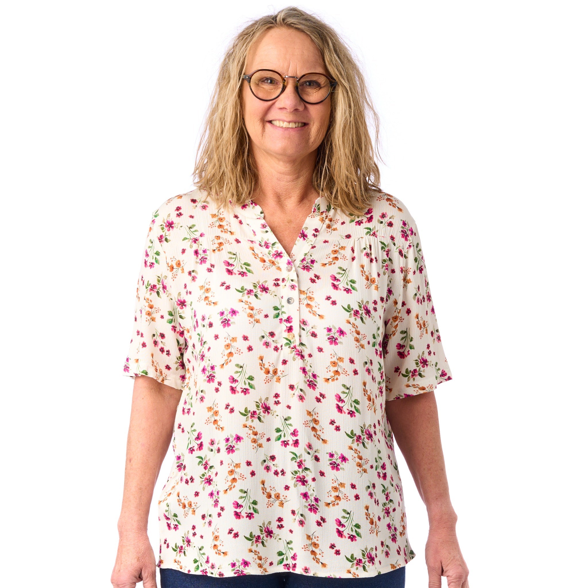 Patina modell Eva - kortärmad - Crepe viskos