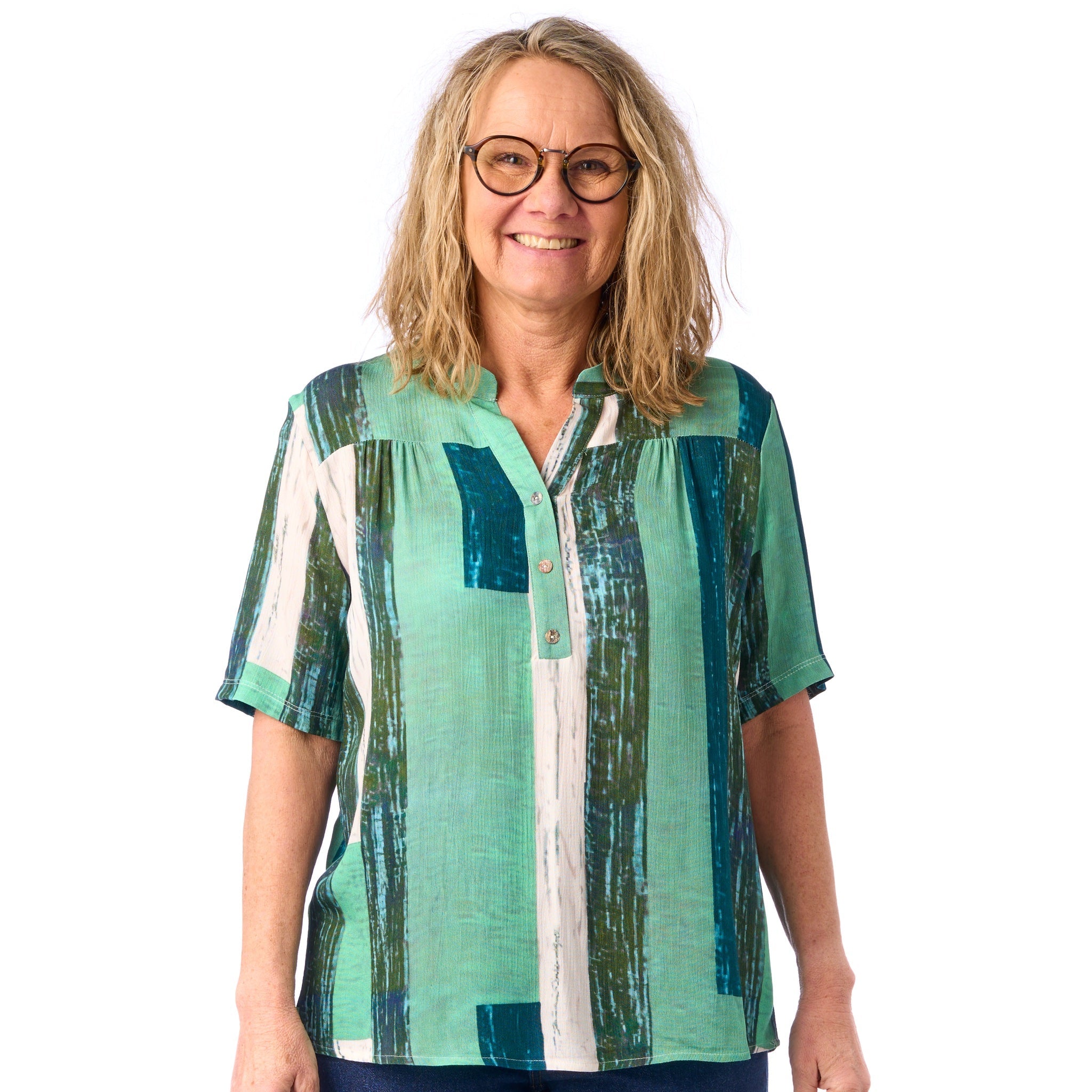 Patina modell Eva - kortärmad - Crepe viskos