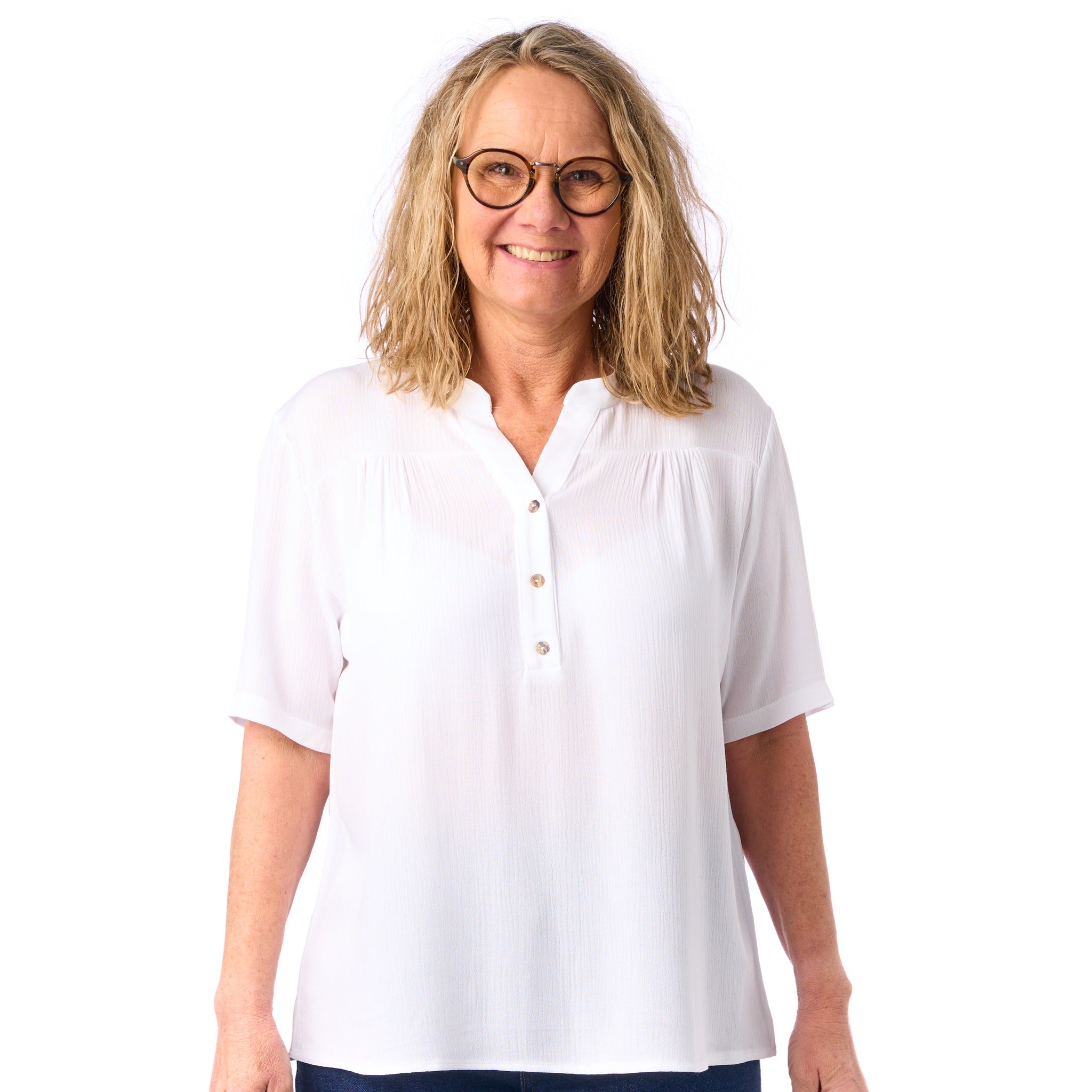 Patina modell Eva - kortärmad - Crepe viskos