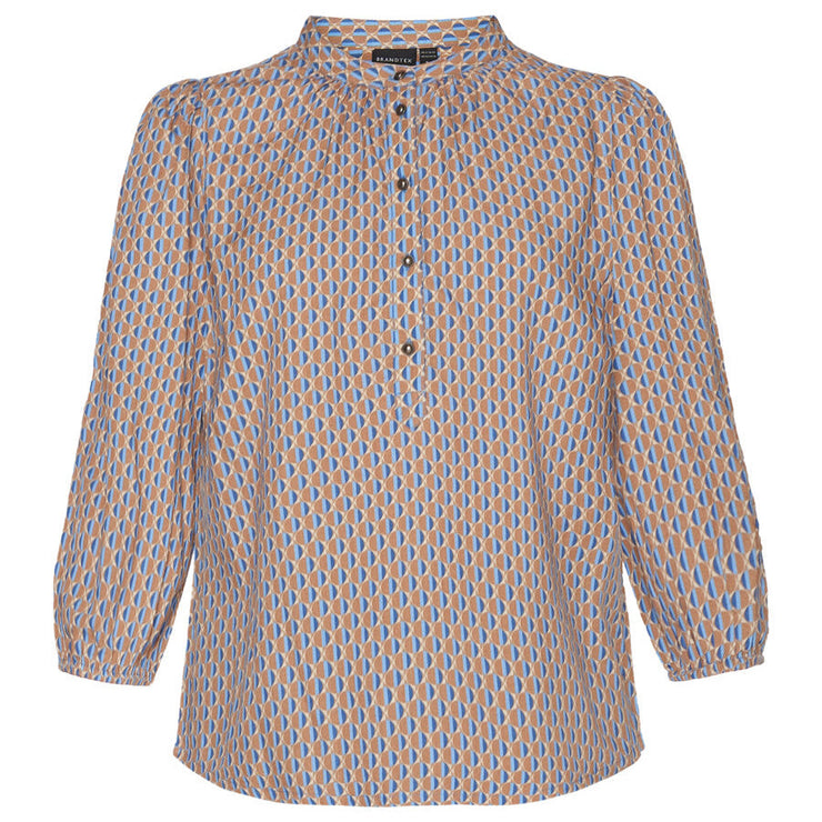 Skjortblus med knappslå från Brandtex