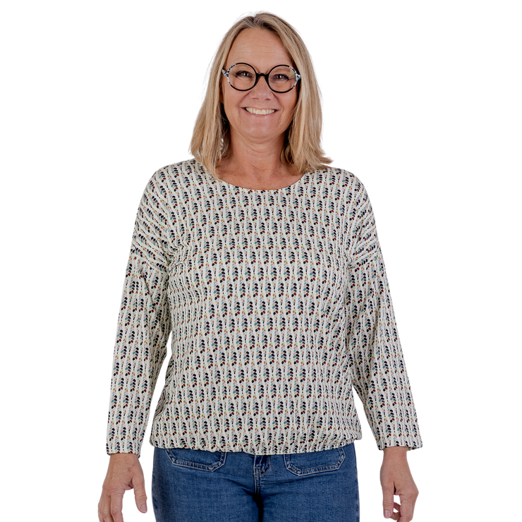 Patina modell Gry – 3/4-ärmar – Viskos