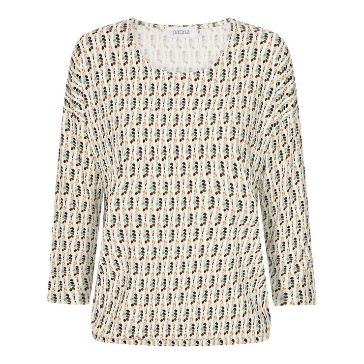 Patina modell Gry – 3/4-ärmar – Viskos