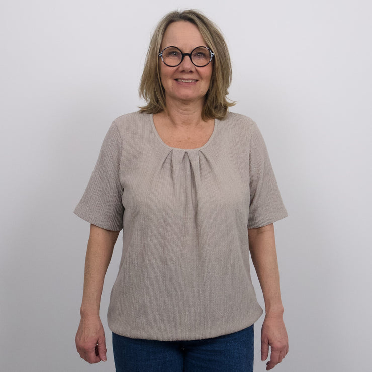 Patina - modell Sara - kort ärm - vågig kvalitet