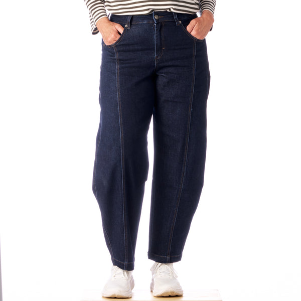NOEN Ballongbyxa i Mörk Denim