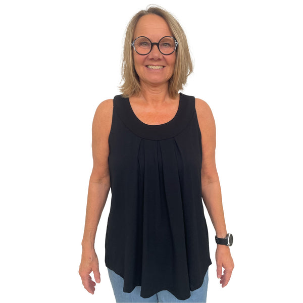 Patina - Modell Sonja sommartopp – Svart