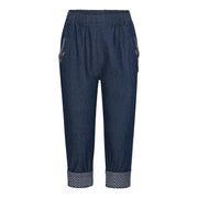 Patina stumpbyxor i denim med vacker insida - 54 cm.