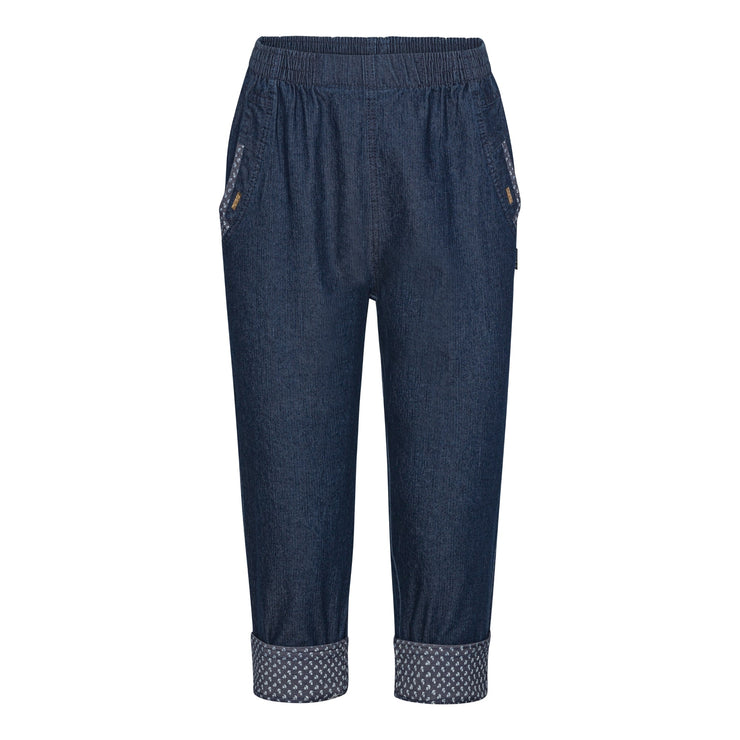 Patina stumpbyxor i denim med vacker insida - 54 cm.