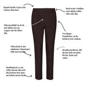 Varm vinterbyxa med fickor från Patina – 70-72 cm.