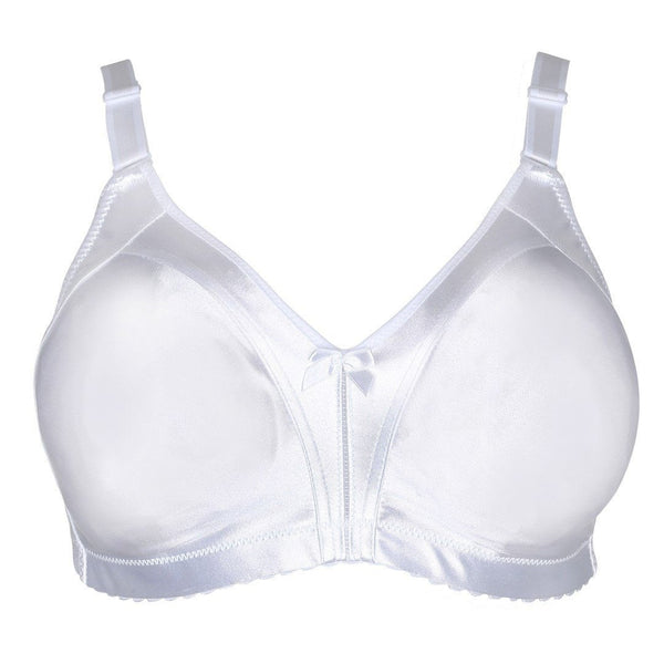 Naturana Minimizer BH: Extra bra stöd - breda, mjuka och justerbara axelband - Utan bygel - Str. 75B til 100E – Vit